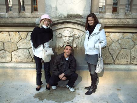 Dans la fontaine