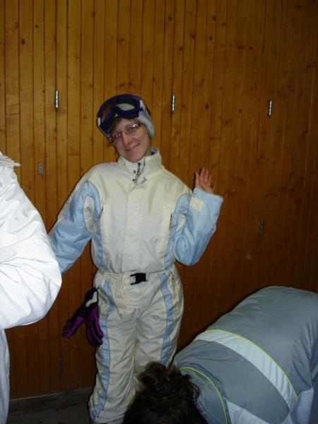 Virginie au ski